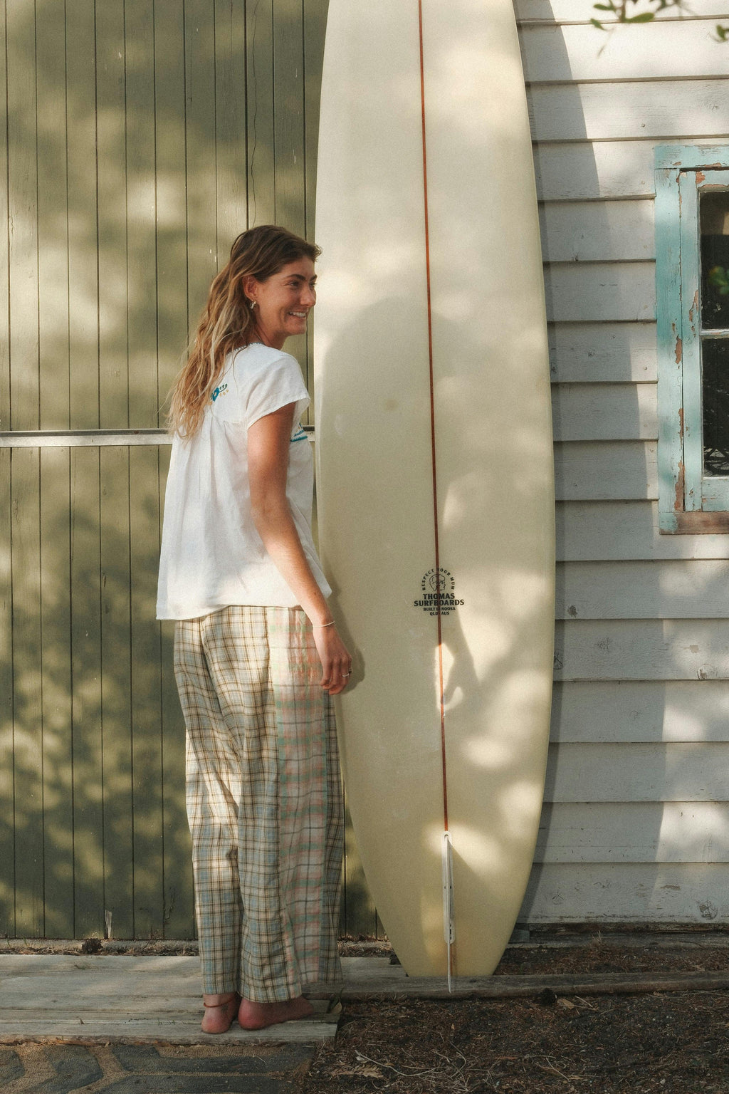 Patchwork Pant in Cottage Plaid