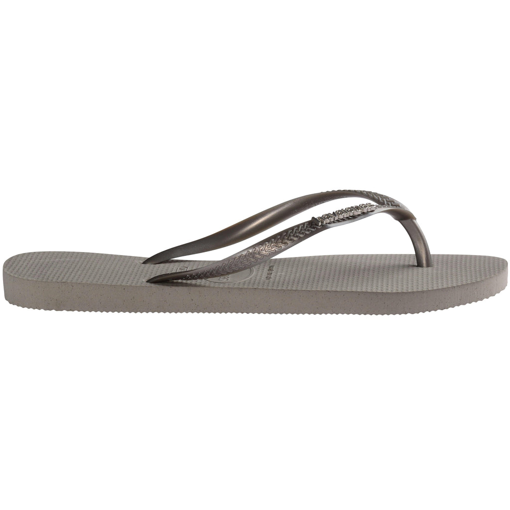 Slim Metal Logo Thongs