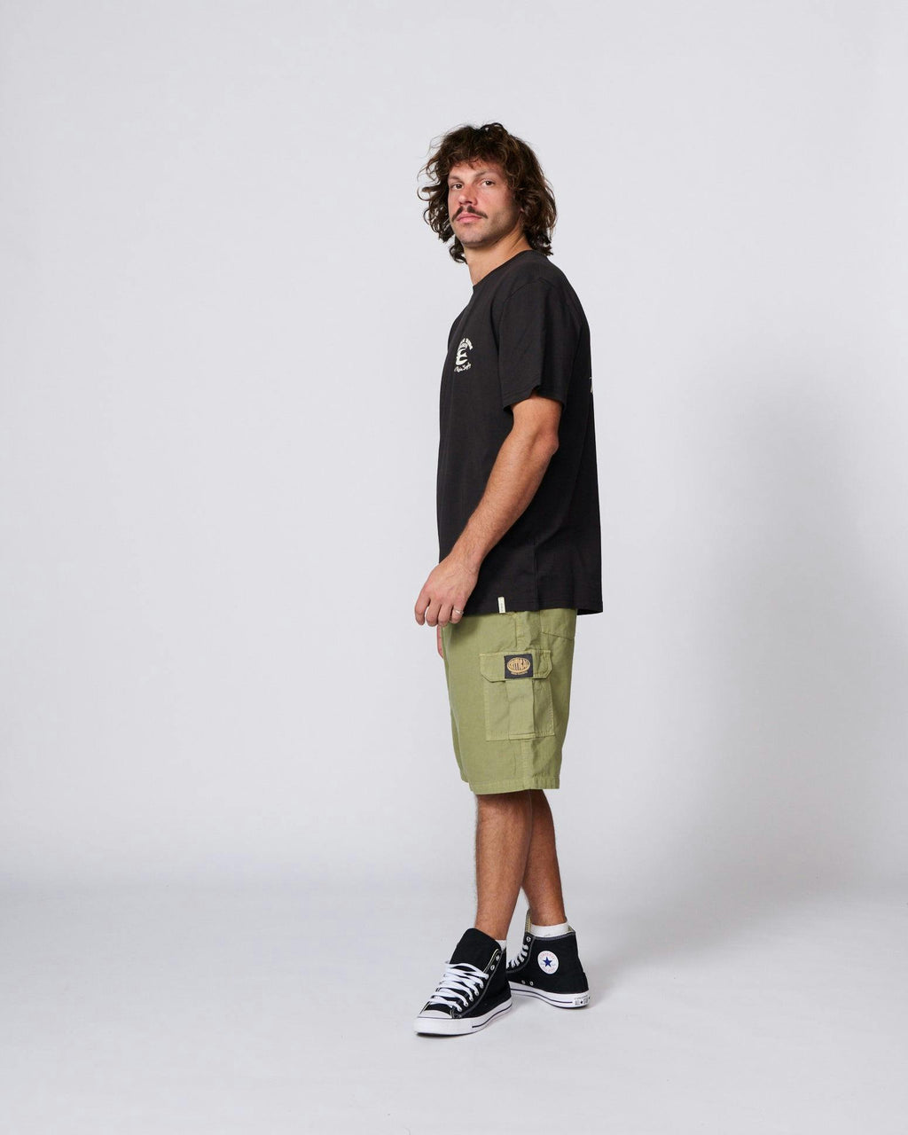 Wax and Resin Tee - Vintage Black