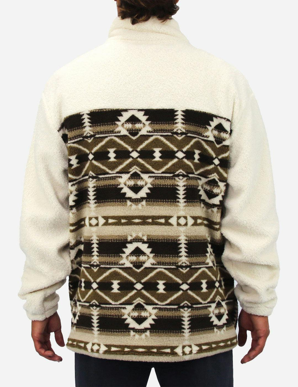 DUTTON - Men’s 1/4 Zip Sweatshirt - Cream