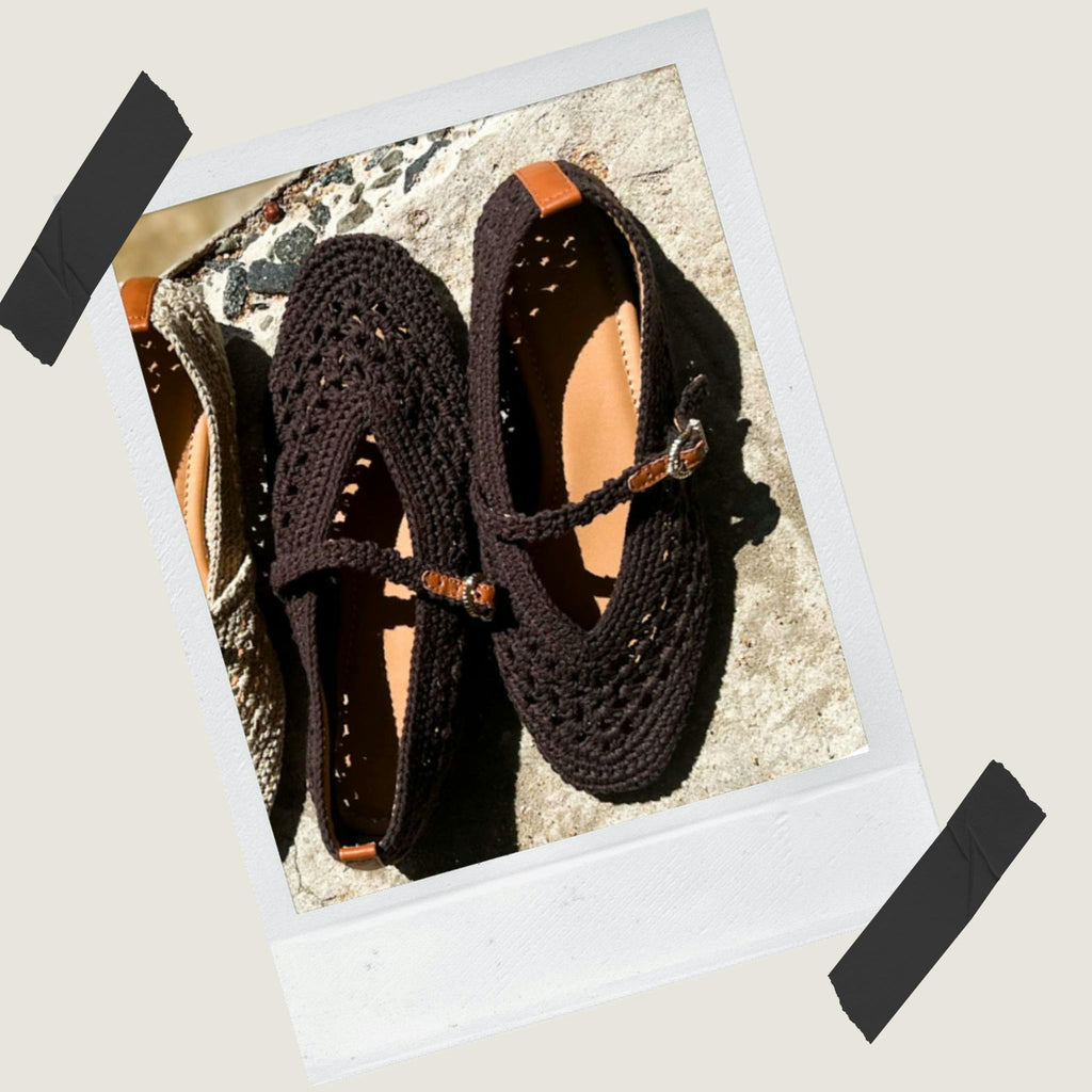 Clove Crochet Flat - Chocolate