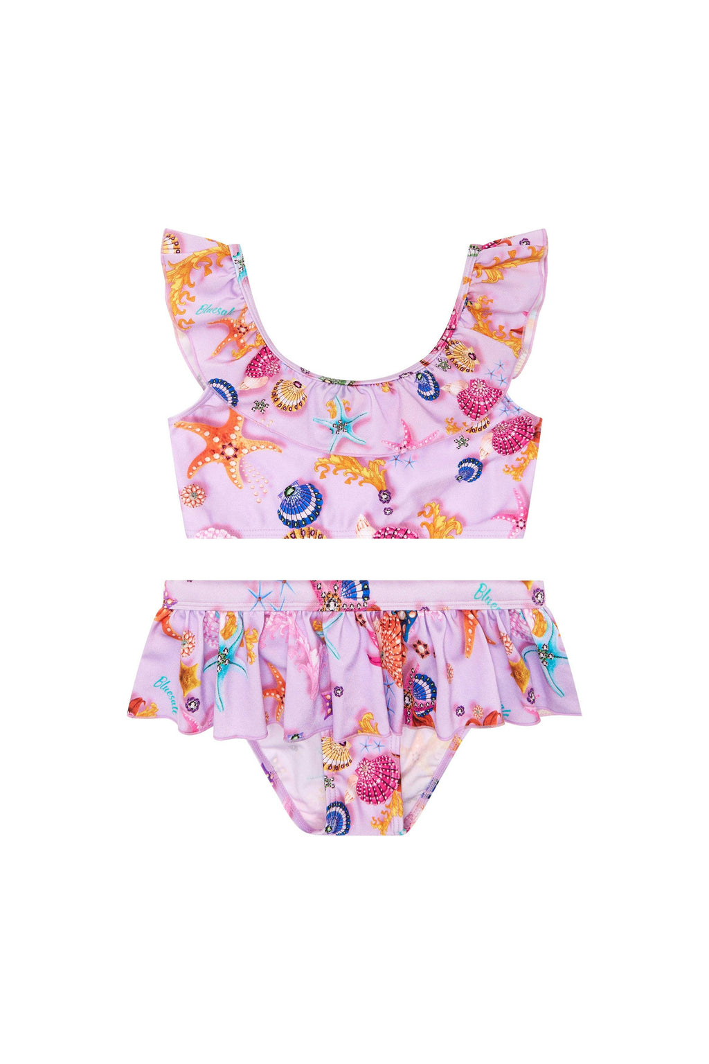 Beach Treasures Bikini with Frill Top and Skirted Pant