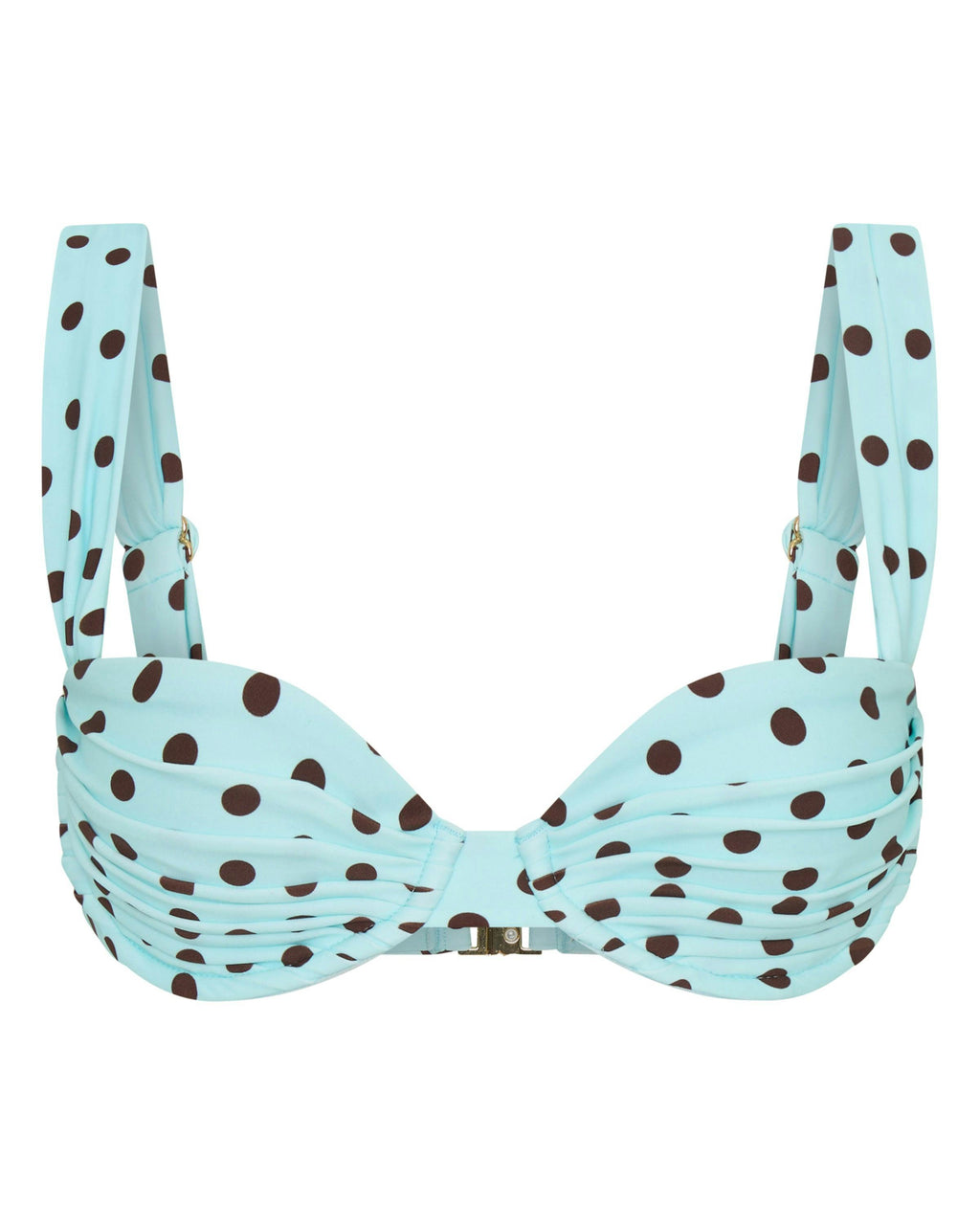 Rhodes Top Blue Polka