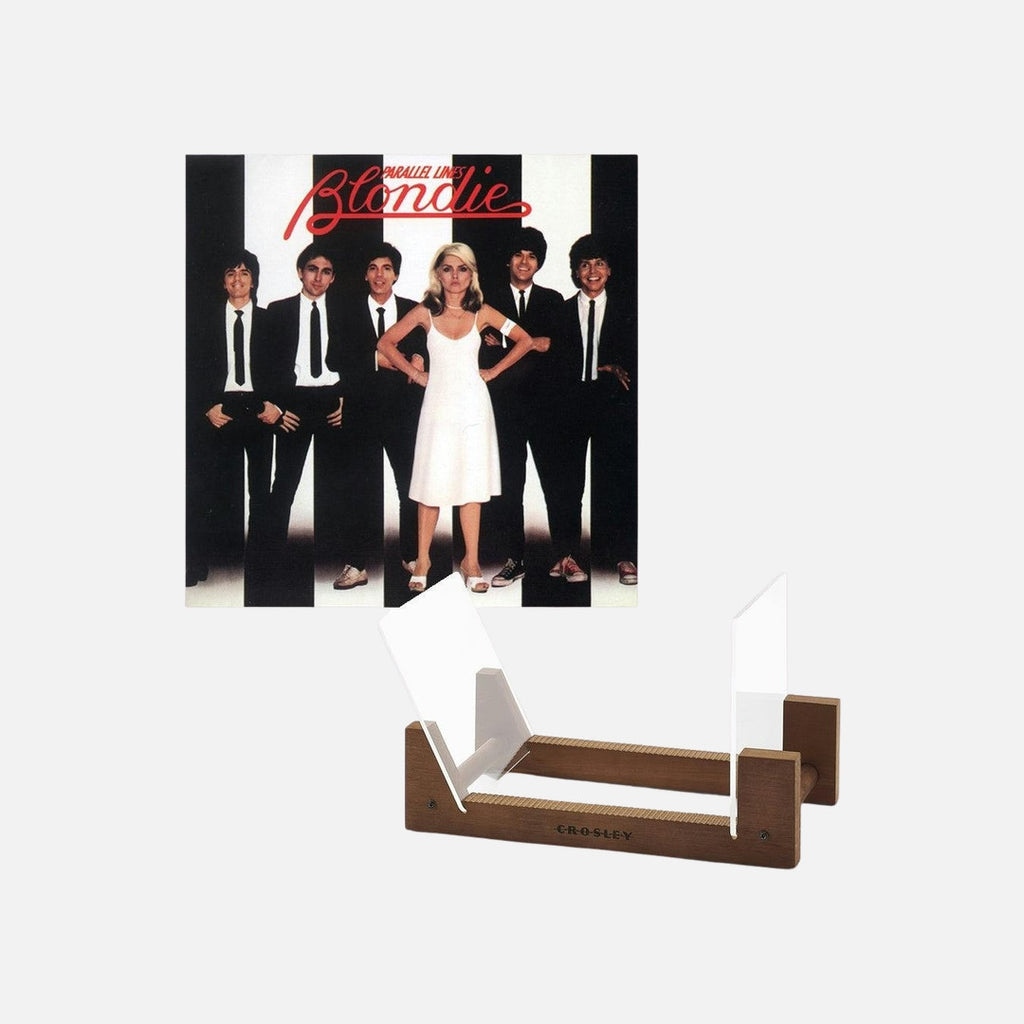 Blondie - Parallel Lines - Vinyl Album & Crosley Record Storage Display Stand