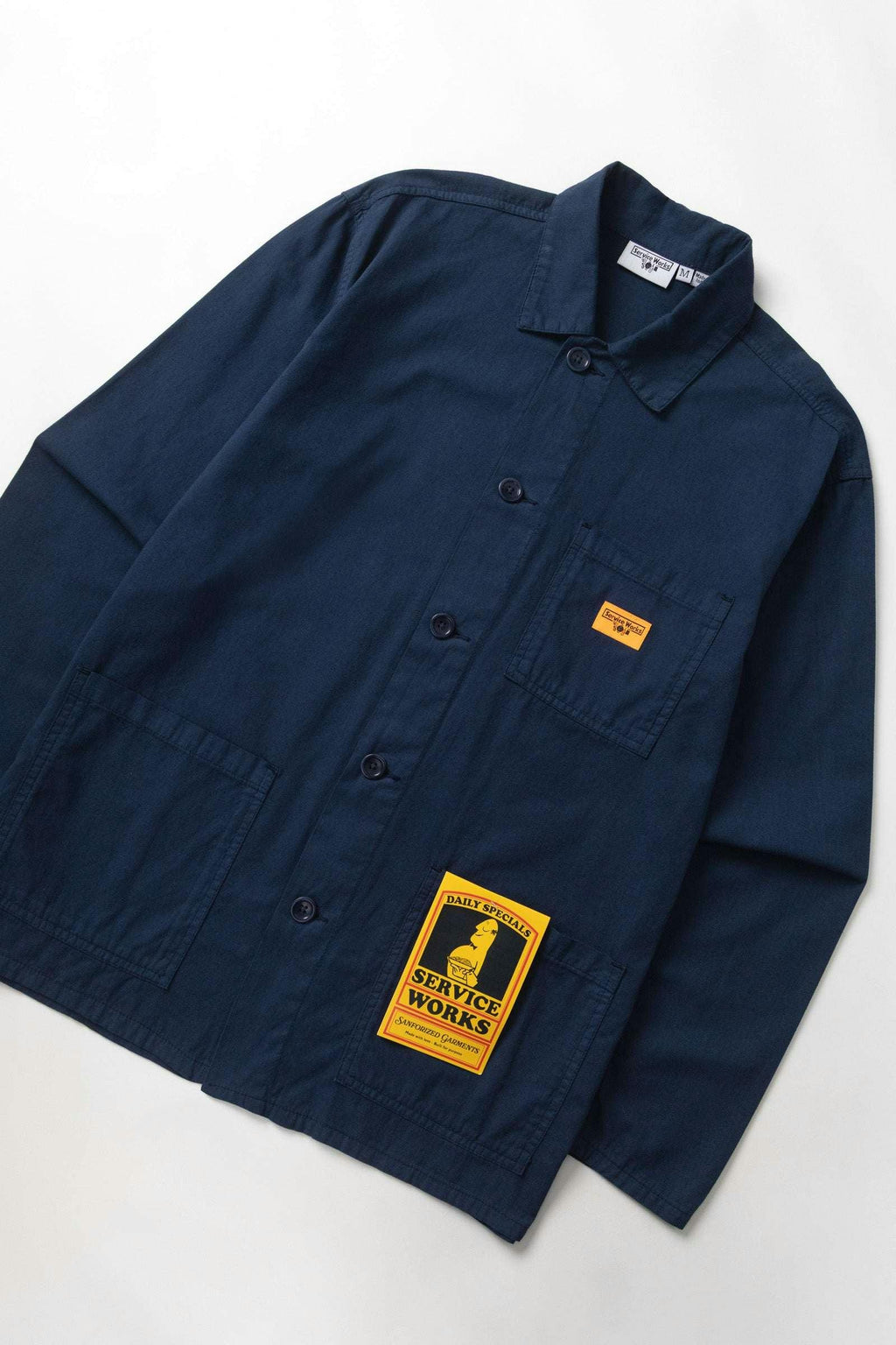 Service Works Canvas Chore Shirt in Dark Navy