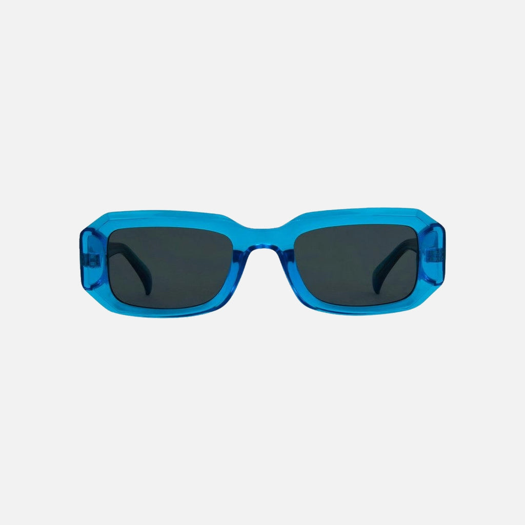 Asher - Gloss Crystal Cyan Frame with Grey Lens