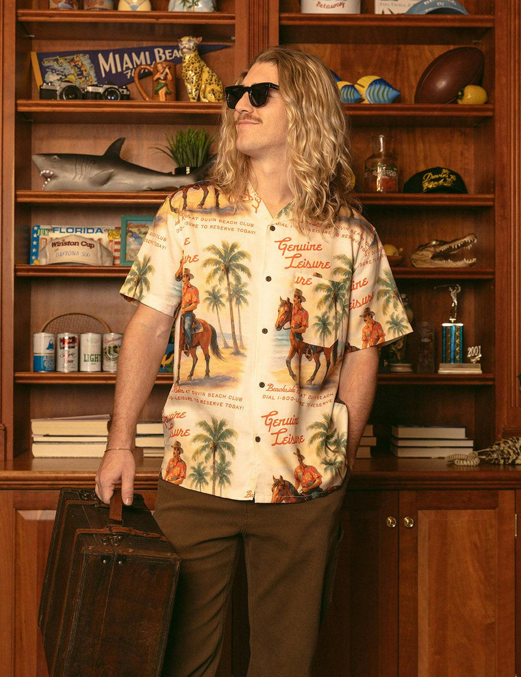 Beach Ranch Buttonup - Antique