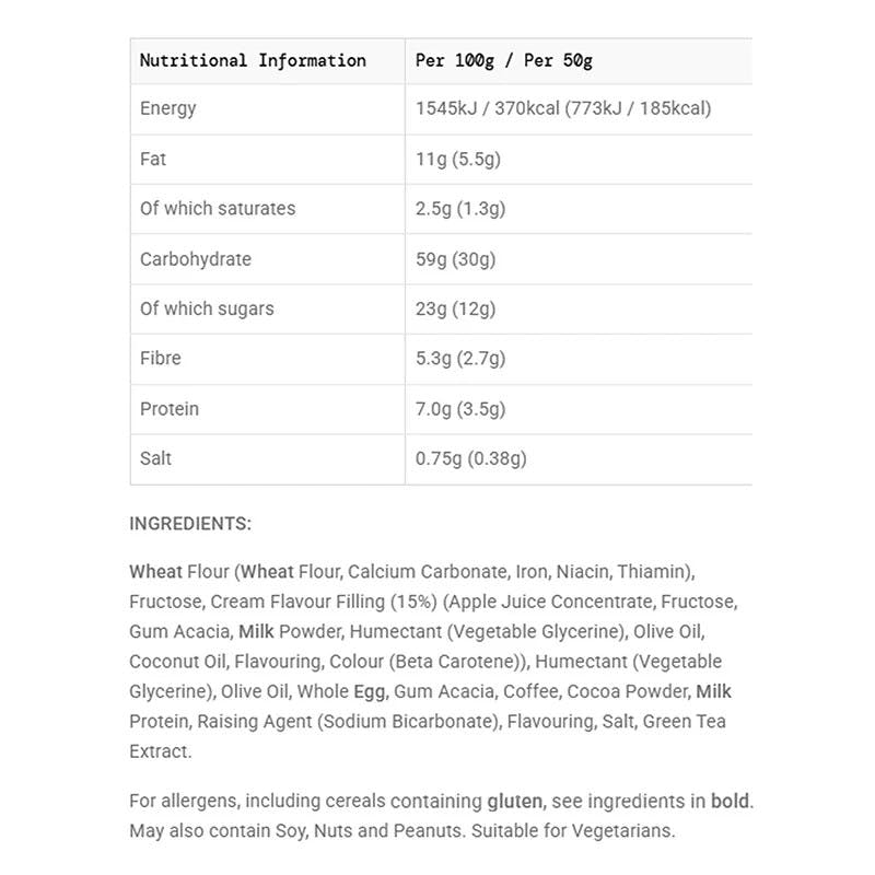 GO Energy Bake Bar 50g Tiramisu Single