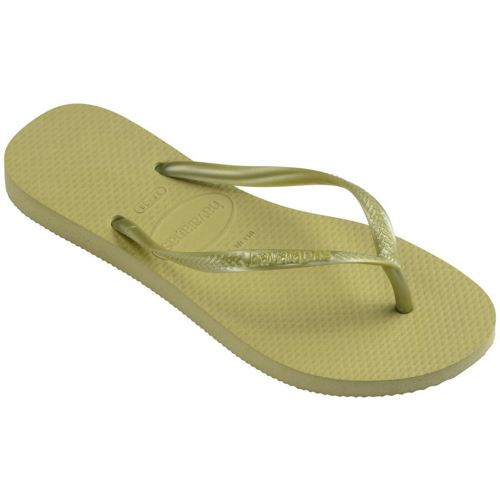 Slim Metallic Thongs