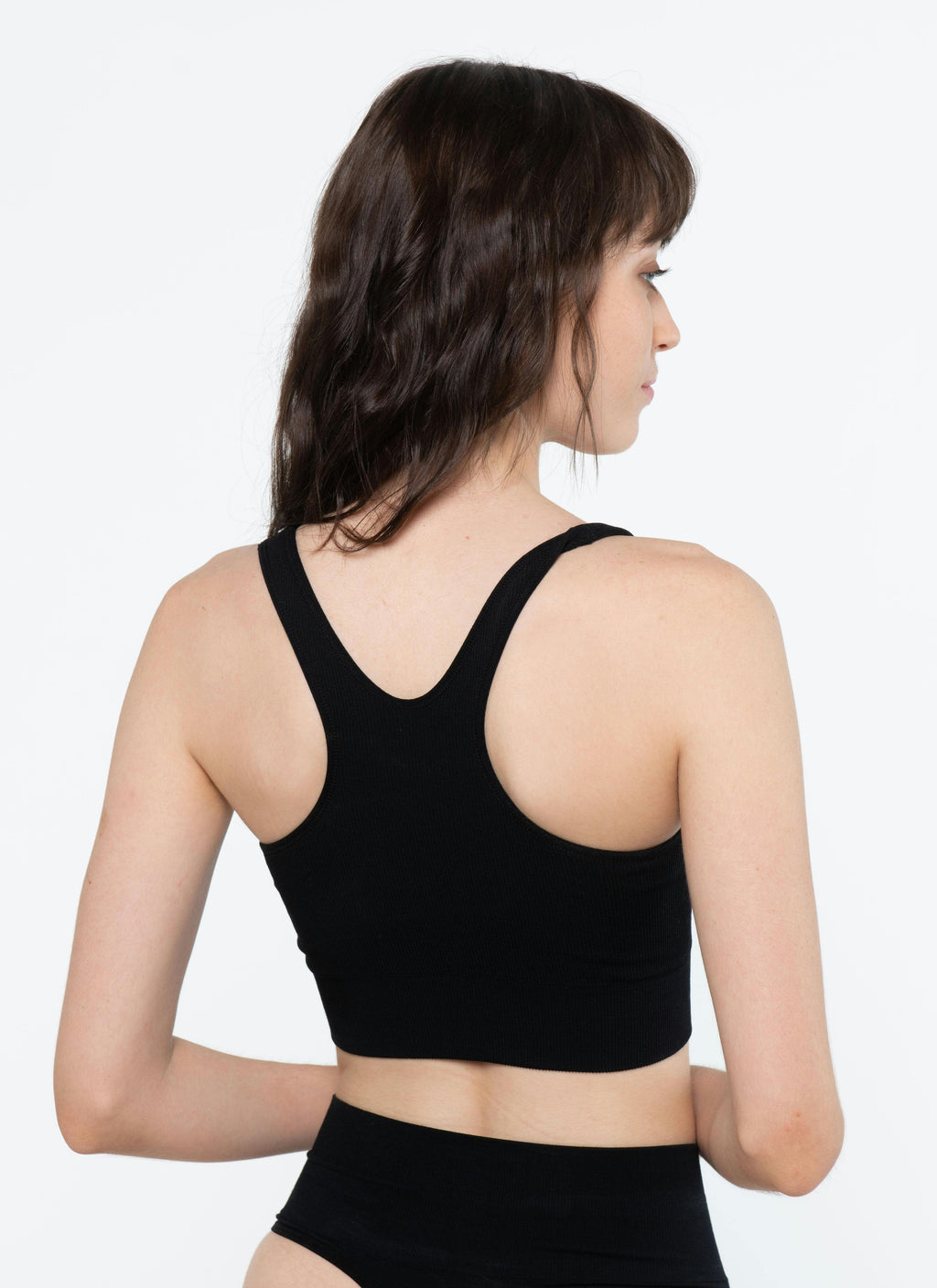 RACER CROP - BLACK