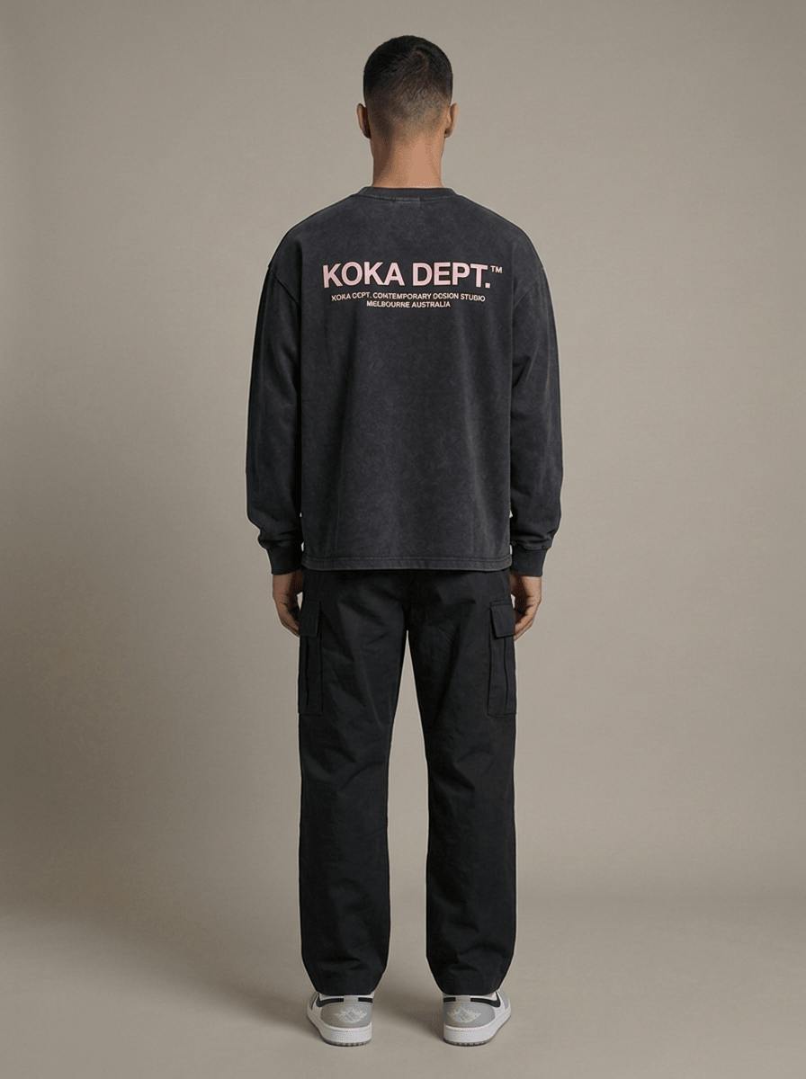 Pit Crew Cargo Pants - Black
