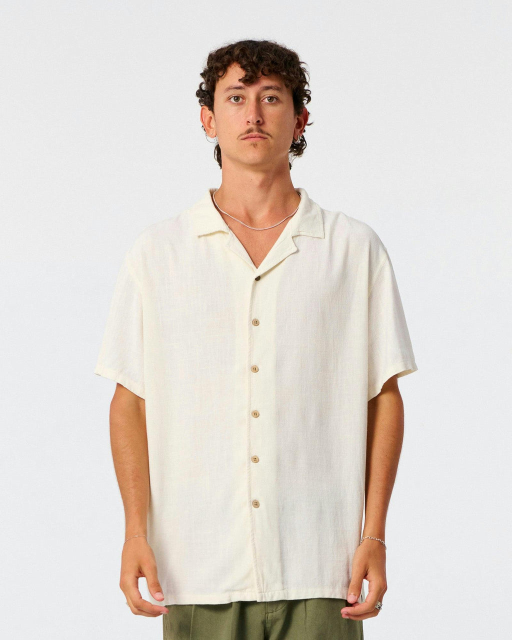 Ernie Resort Shirt - Ecru