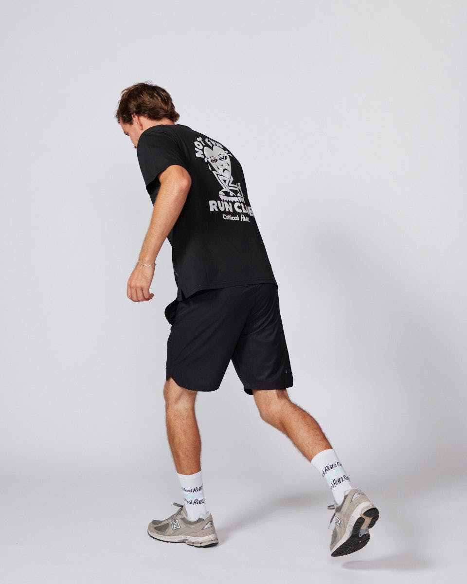 Run Club Heart Tee - Black