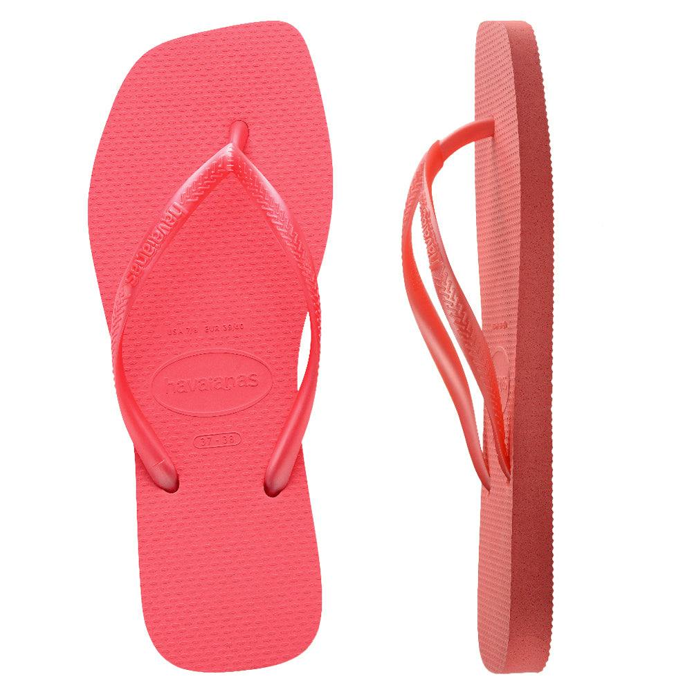 Slim Square Toe Thongs