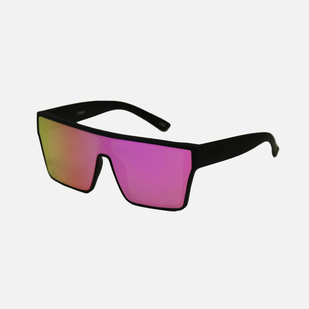 Voodoo - Matte Black Frame Grey Pink Iridium Lens