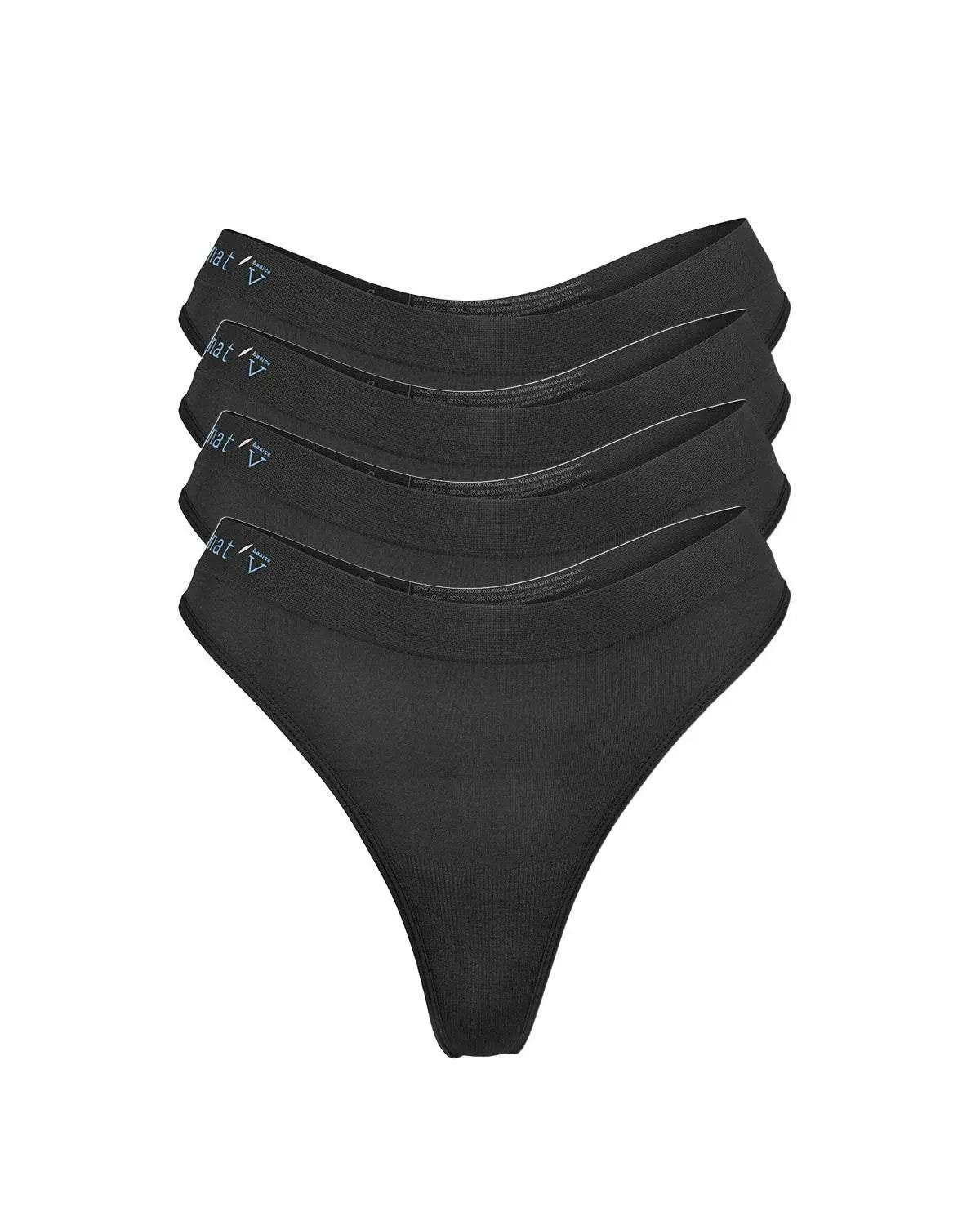 CHEEKY G 4 PACK - BLACK