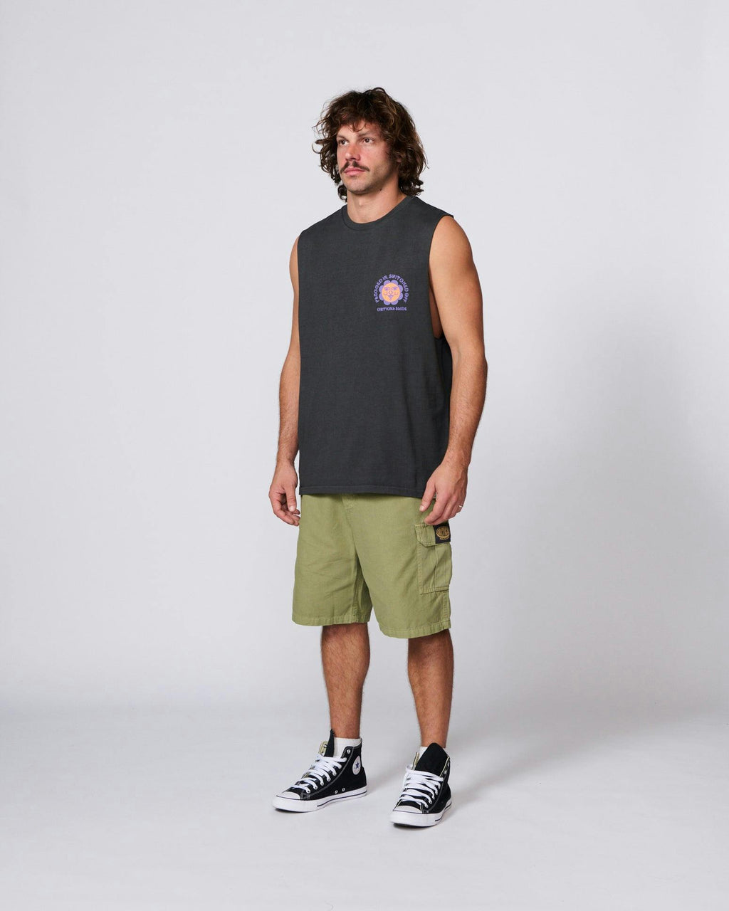 Switch Muscle Tee - Phantom