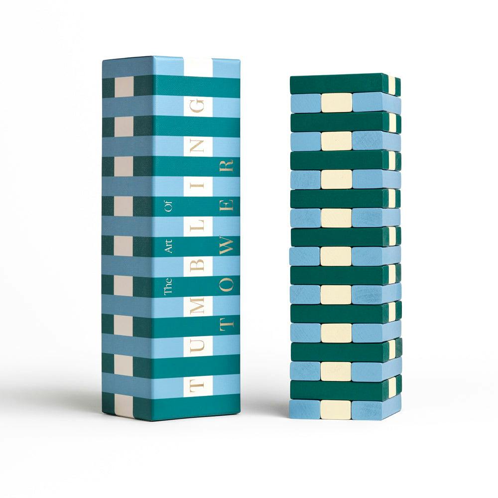 Printworks Play Tumbling Towers Green Blue