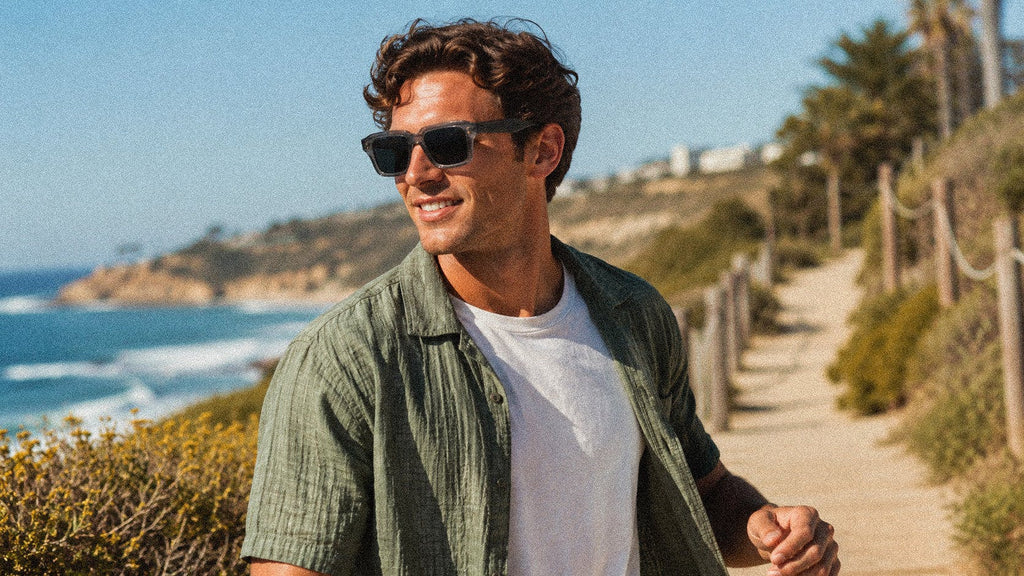 Anyways - Translucent Grey Recycled Frame Grey Polarized Lens