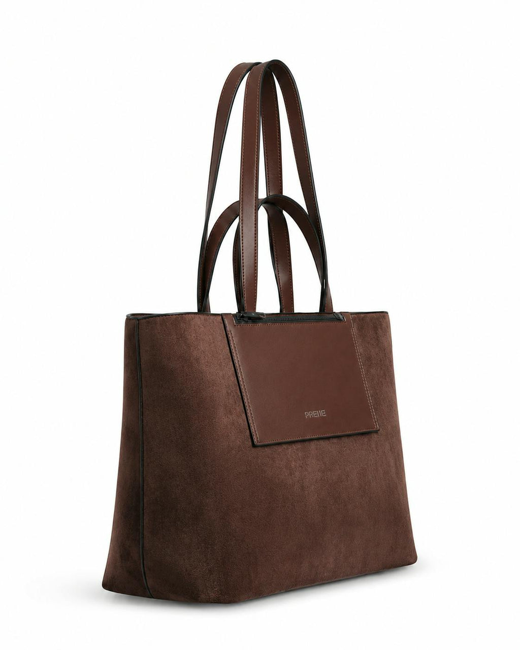 Prene | The Blake Bag (CHOCOLATE SUEDE) Neoprene Tote Bag