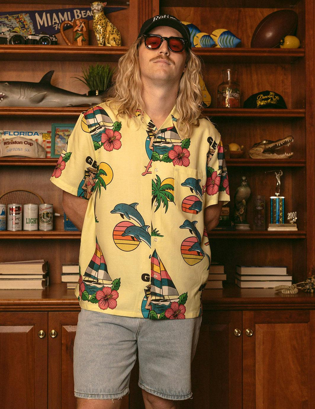 Sunny Buttonup - Lime