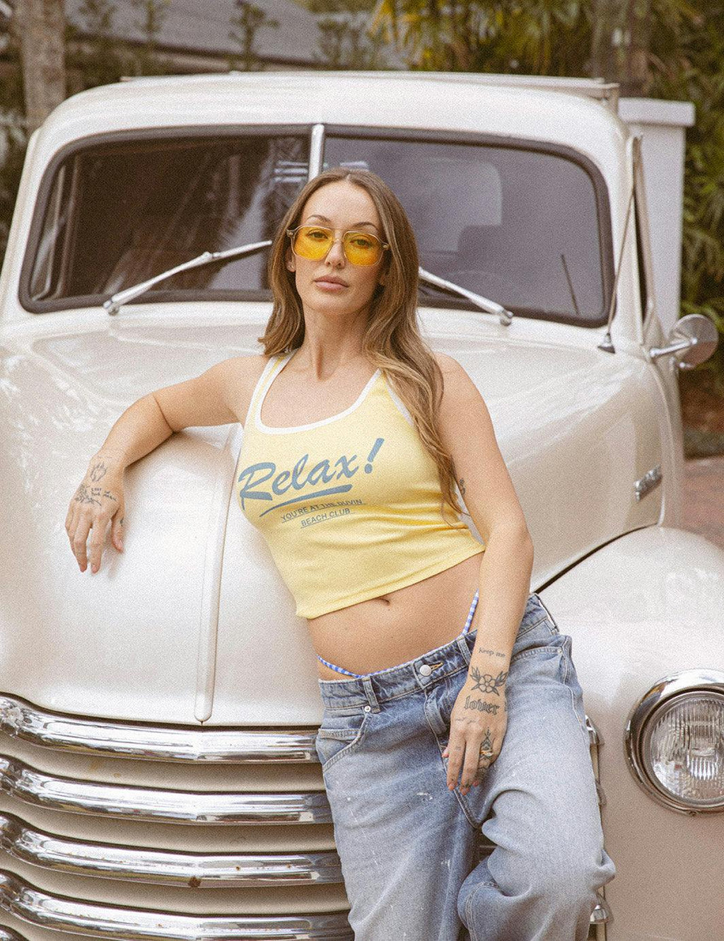 Relax Ribbed Tank - Butter
