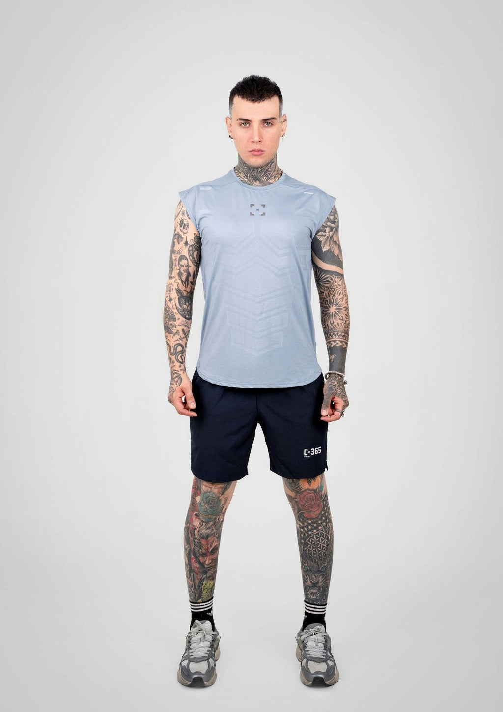 C-365 Flex Singlet (Model 323129) - Haze Blue