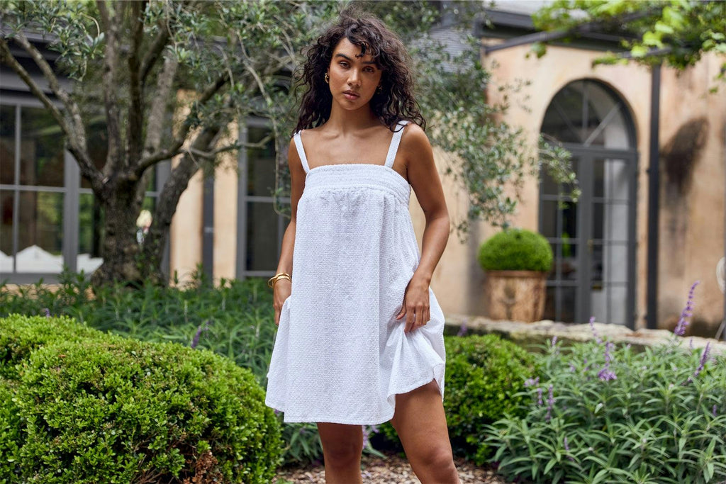 MAGNOLIA COTTON MINI DRESS