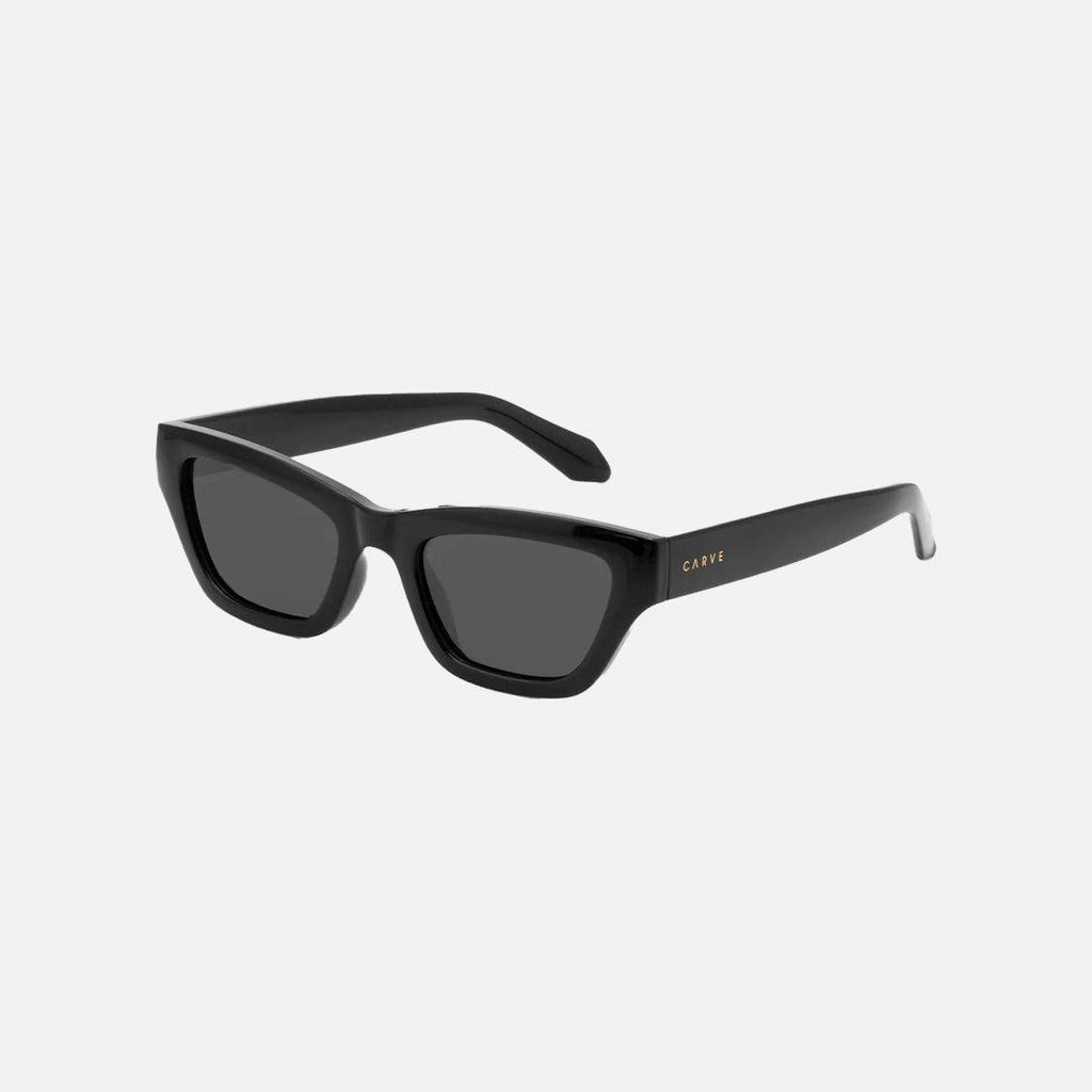 Valencia Junior - Gloss black Dark Grey Polarized Lens