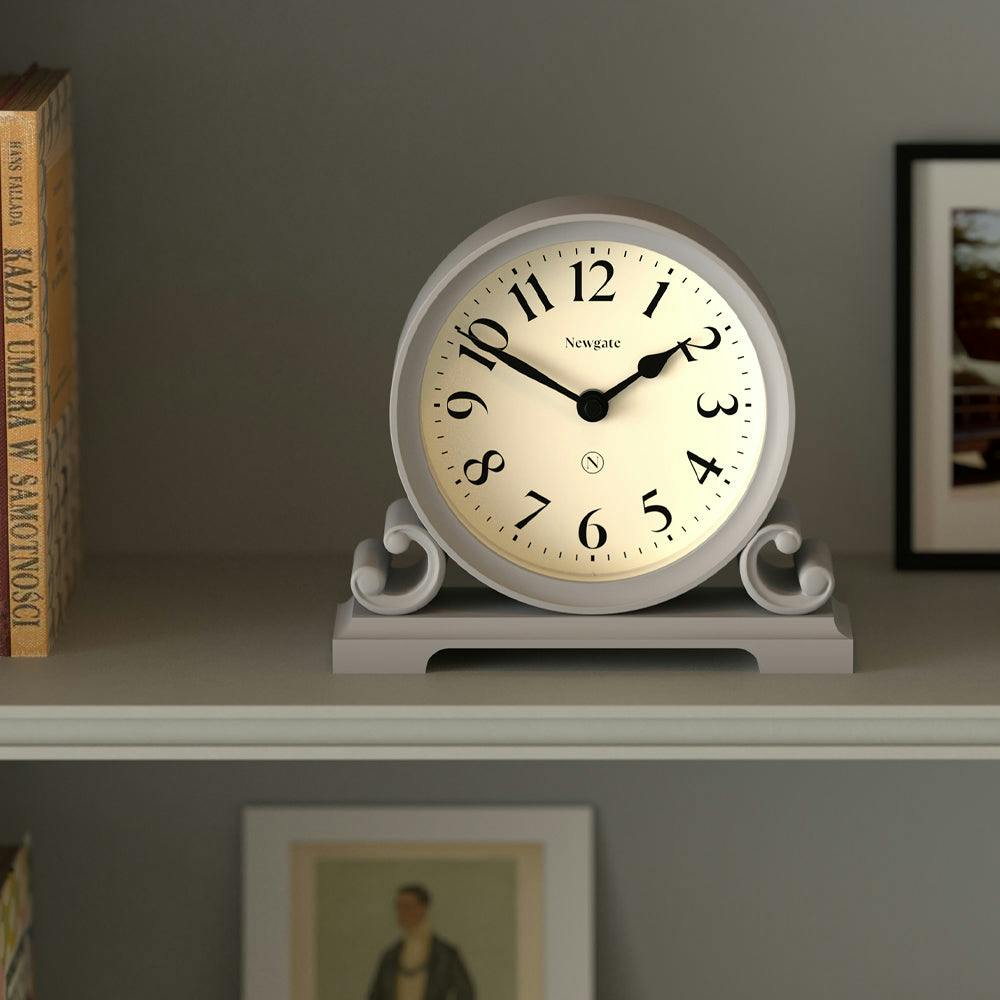 Newgate Divisadero Mantel Clock-Clock Grey
