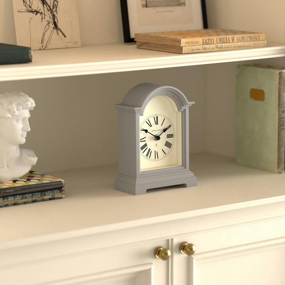 Newgate Fillmore Mantel Clock-Clockwork Grey