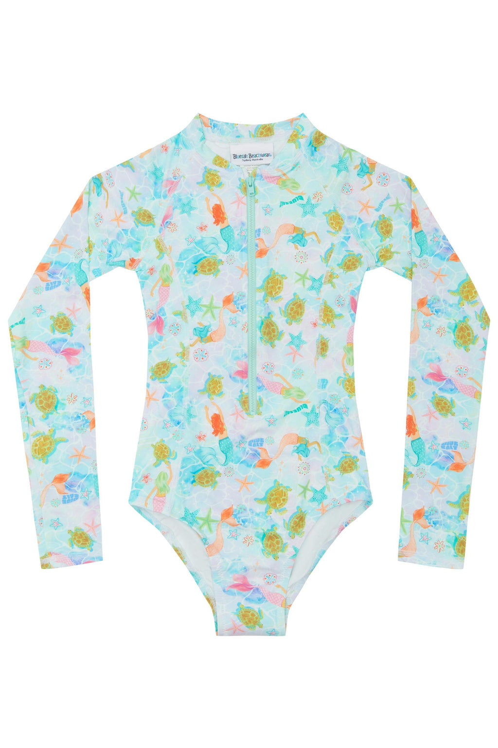 Long sleeve surf swimsuit with matching Beach Hat - Hamilton Island
