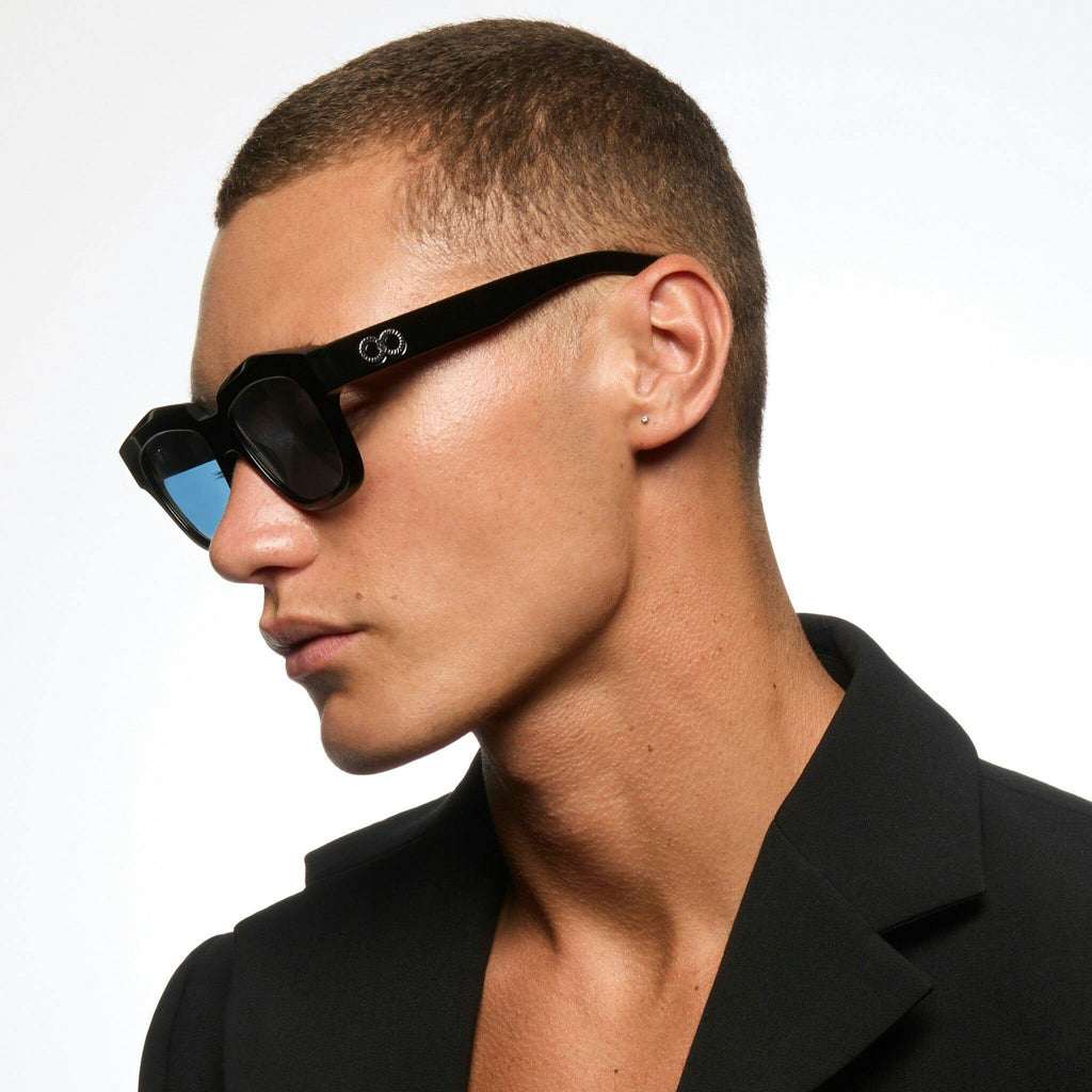 VIVID Gloss Black | Blue Telluric Lens