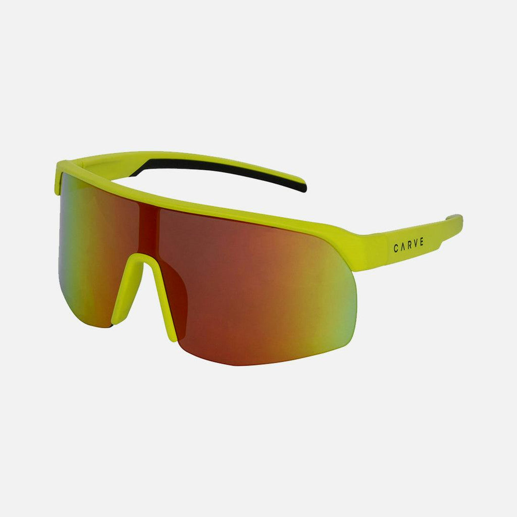 Velocity - Frame: Matte Fluro Yellow   Lens: Grey with External Red Iridium