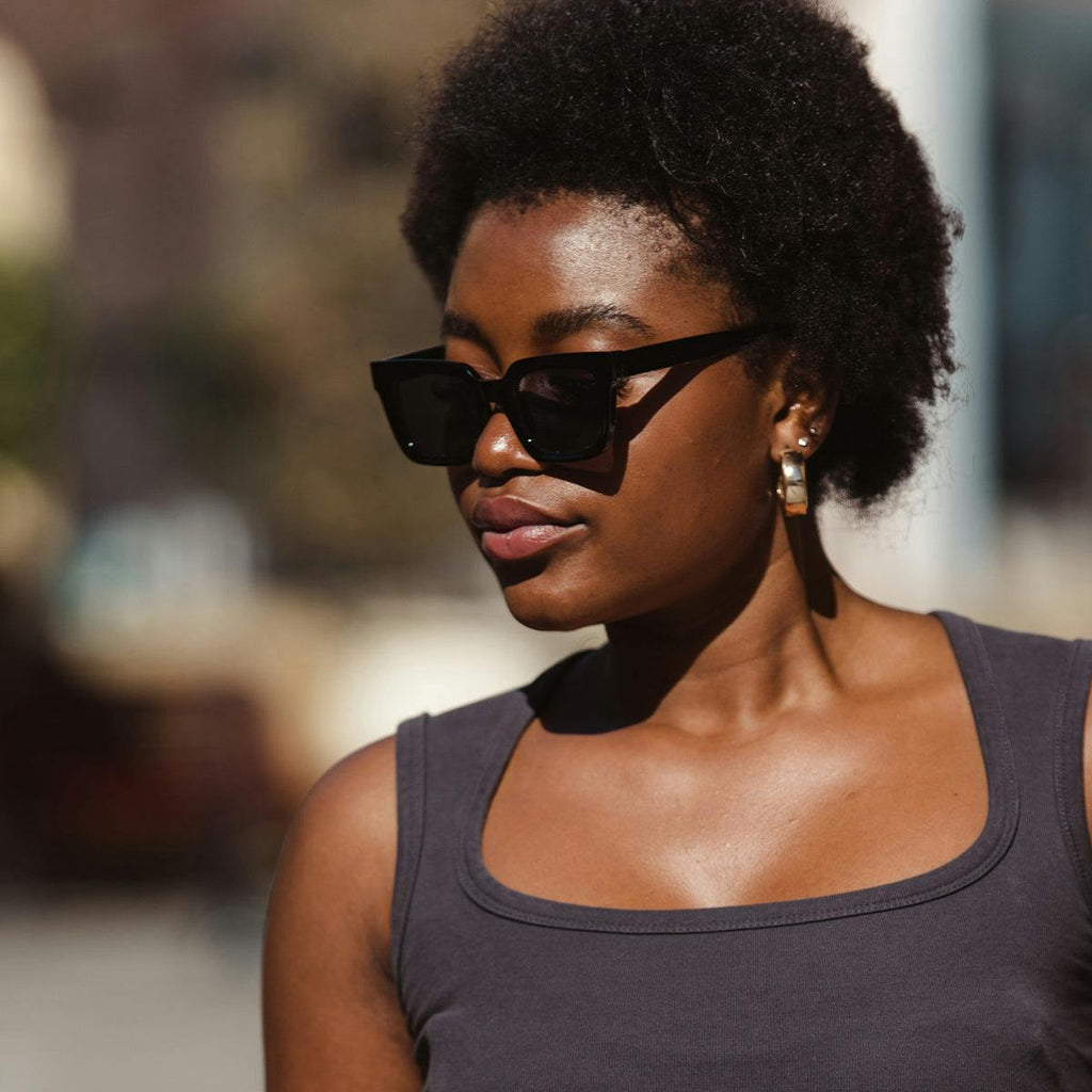 Manhattan - Gloss Black Frame with Grey Lens