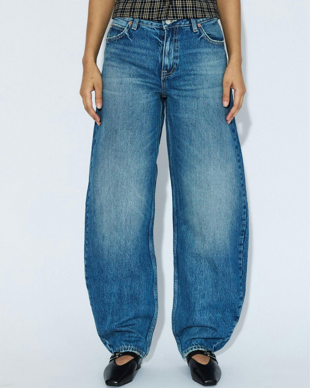 Nanci Barrel Jeans - Drift Mid Used