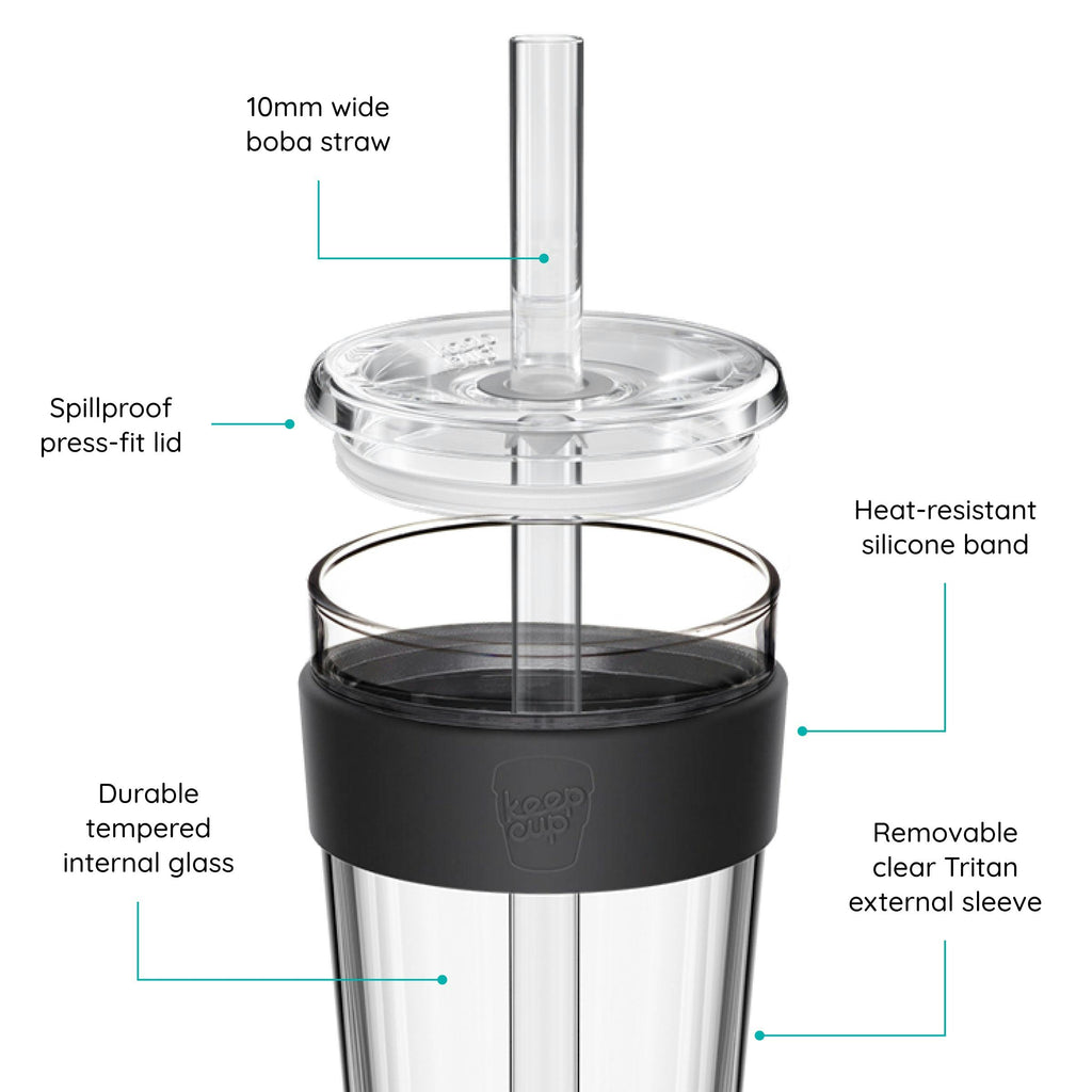 Cold Cup Longplay Boba - 12oz | Clay