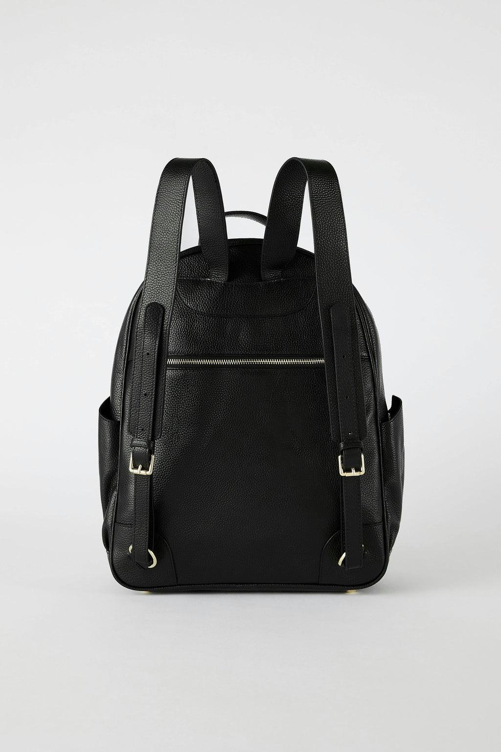 Leather Backpack | Black Gold