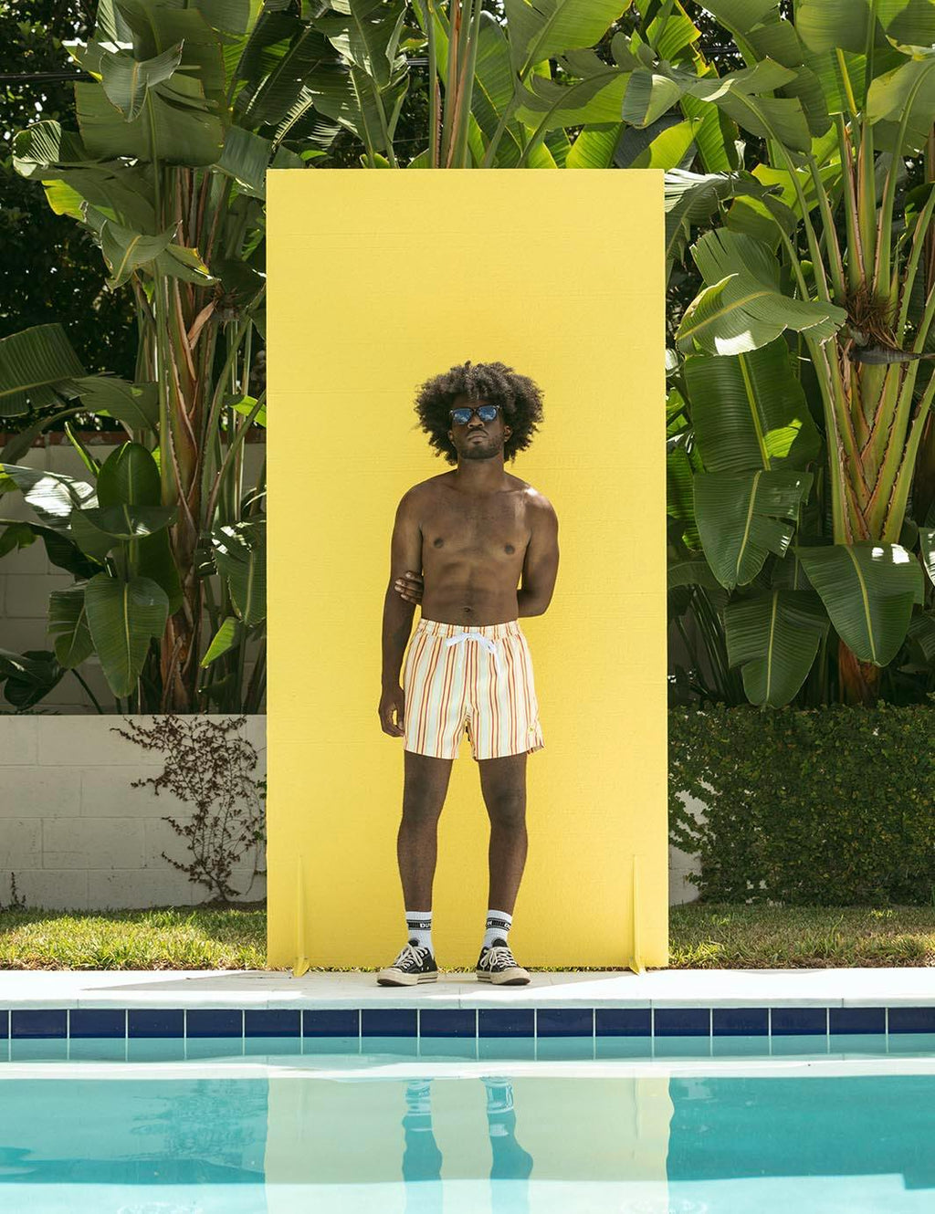 Stripe Swim Short