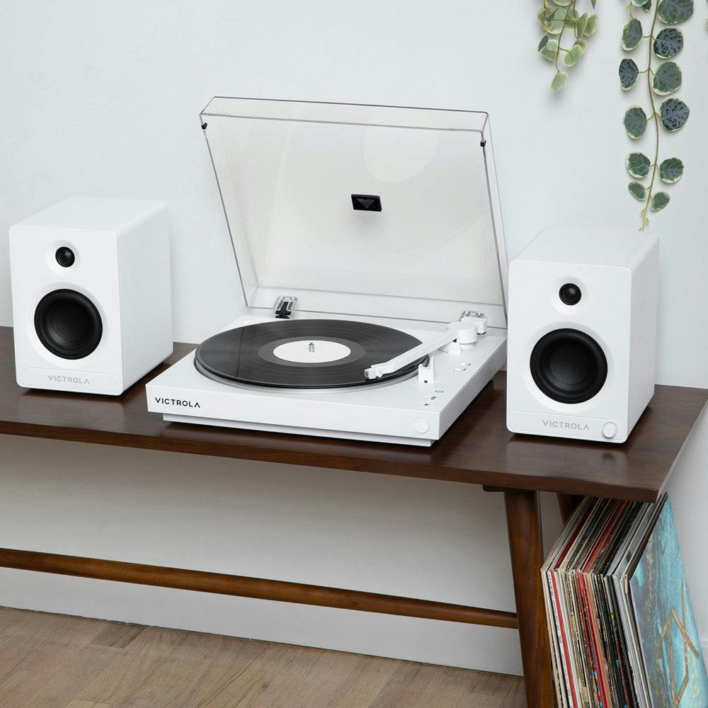 Victrola Automatic Turntable - White