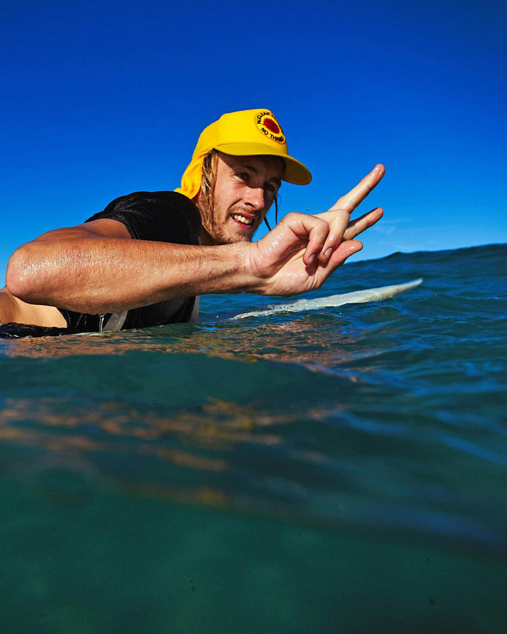 The Surf Stash Cap - Yellow
