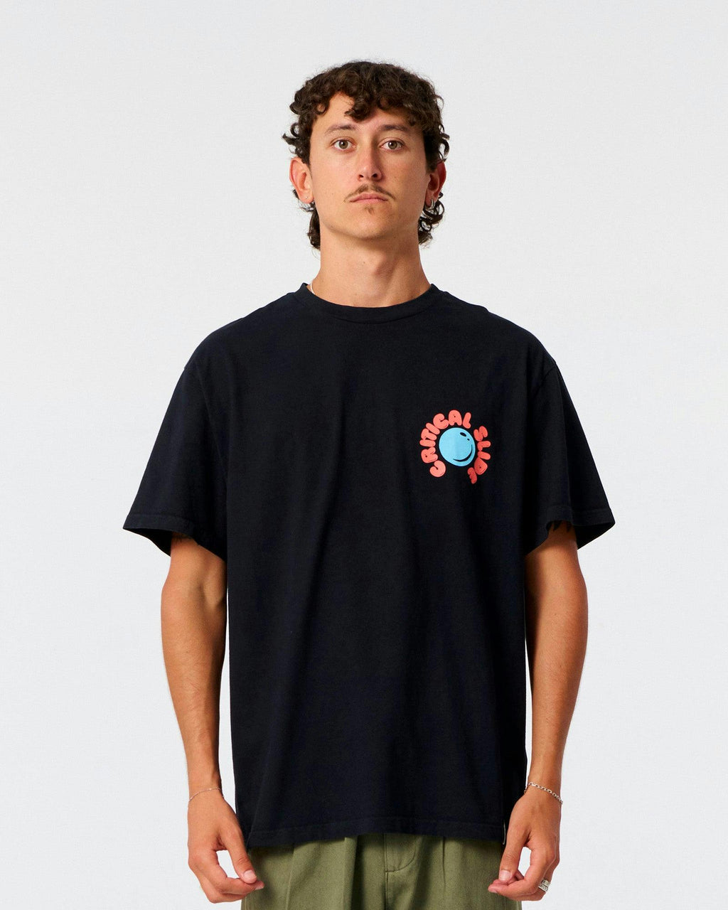 Resin Drop Tee - Vintage Black