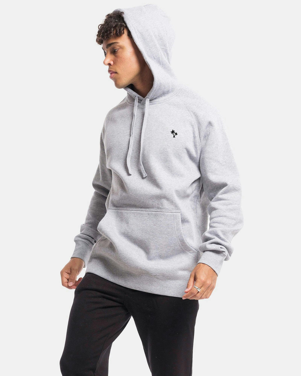 Palm Embroidery Hoodie