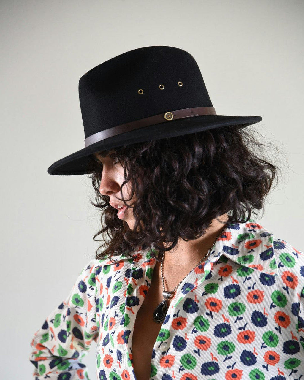 The RataTat Felt Hat - Black