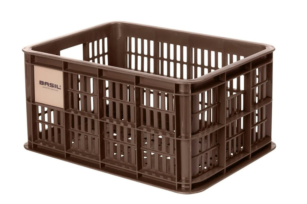 Bicycle Crate Small 17.5L Chocolate Brown