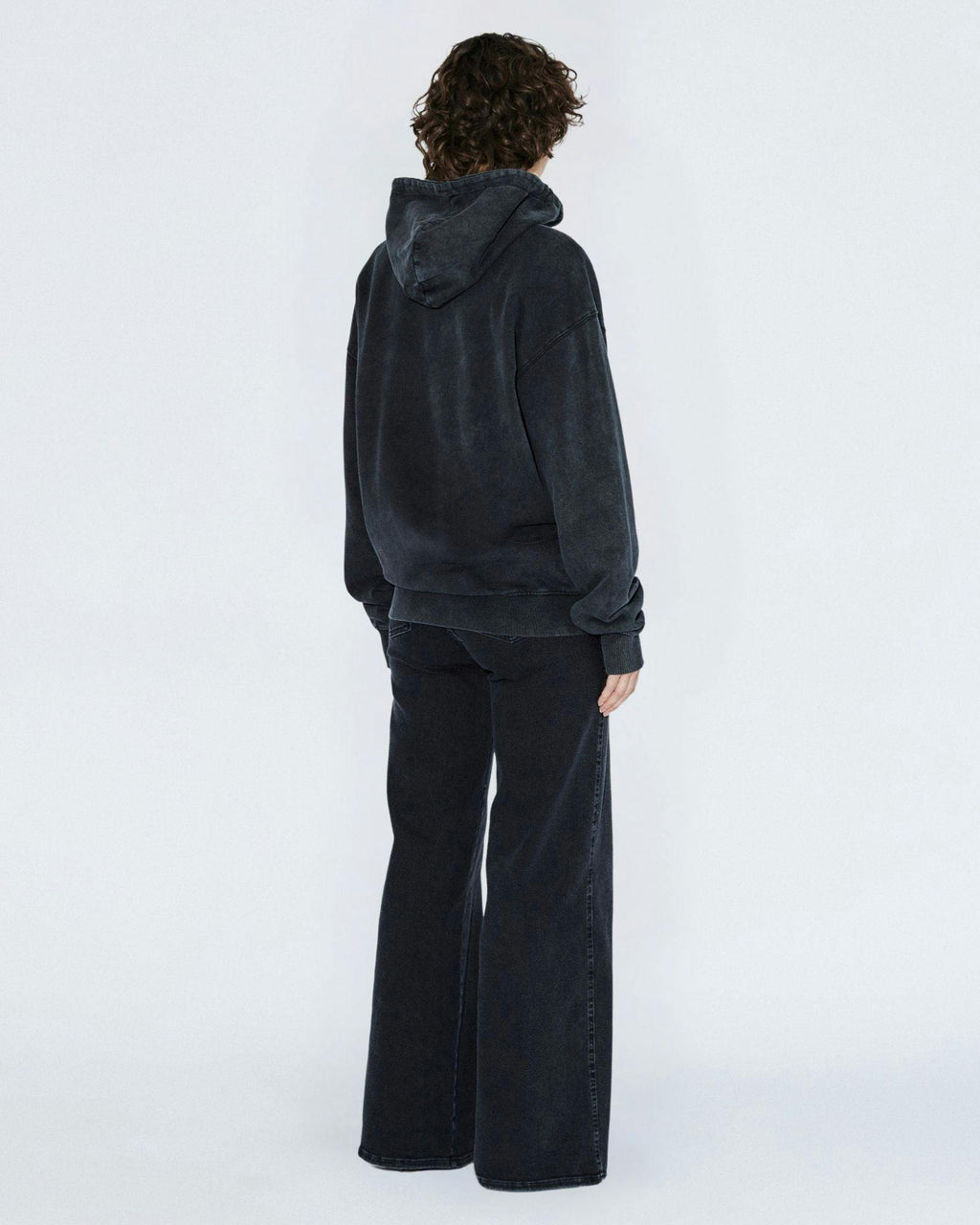 Aiden Hoodie - Washed Black Utopia