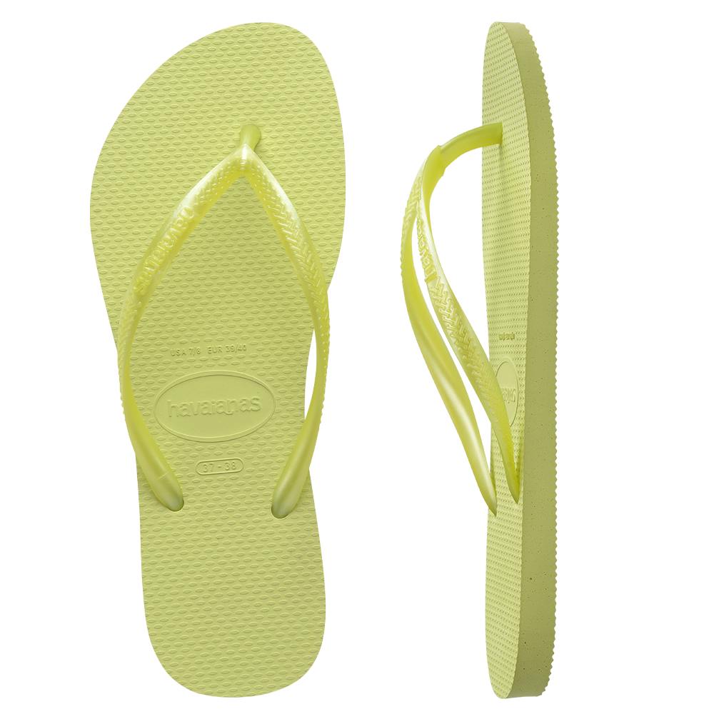 Slim Metallic Thongs