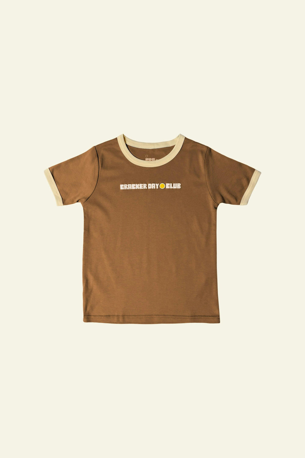 Kids Retro Tee Shirt - Brown
