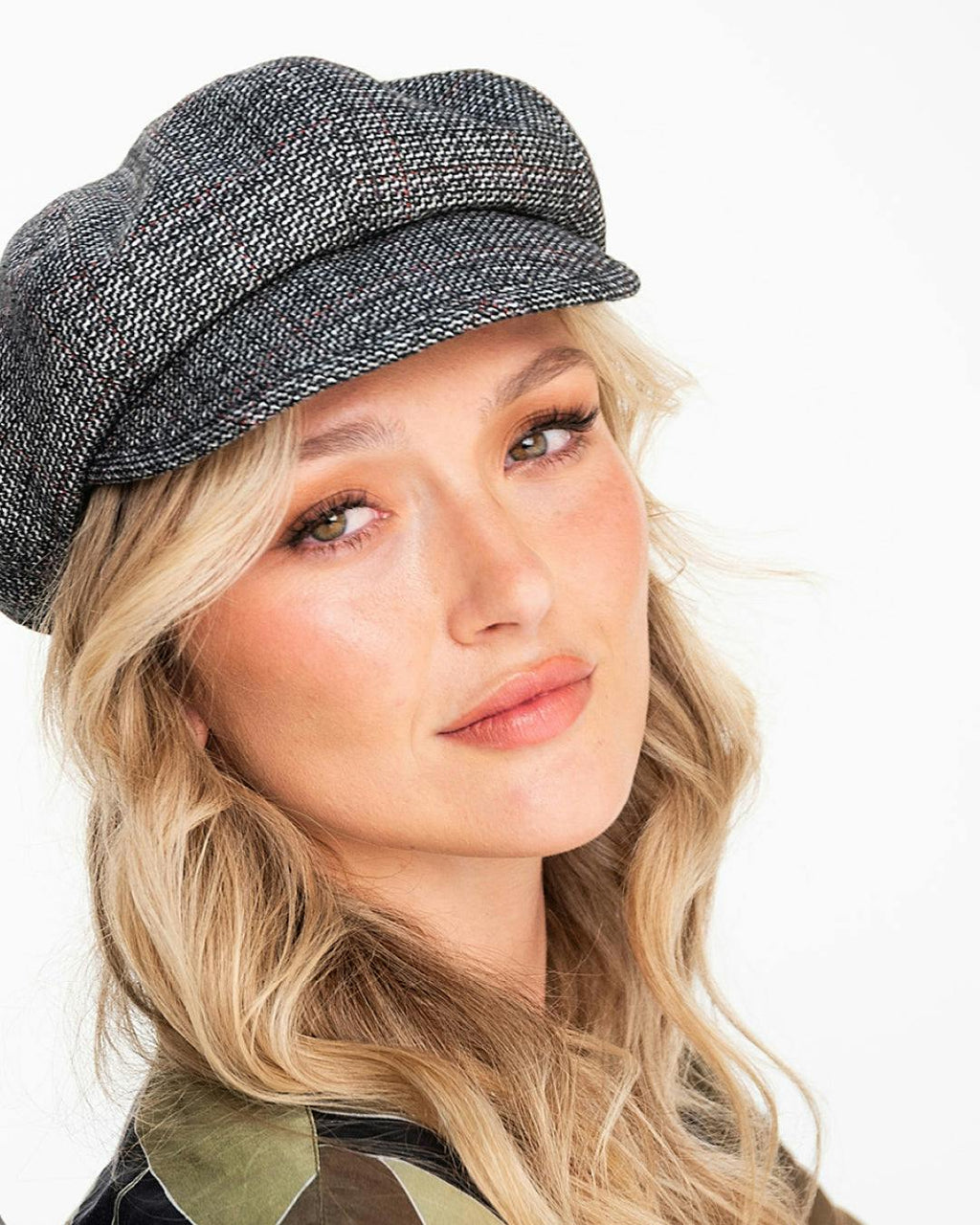 The Oliver Cap – Grey Tweed