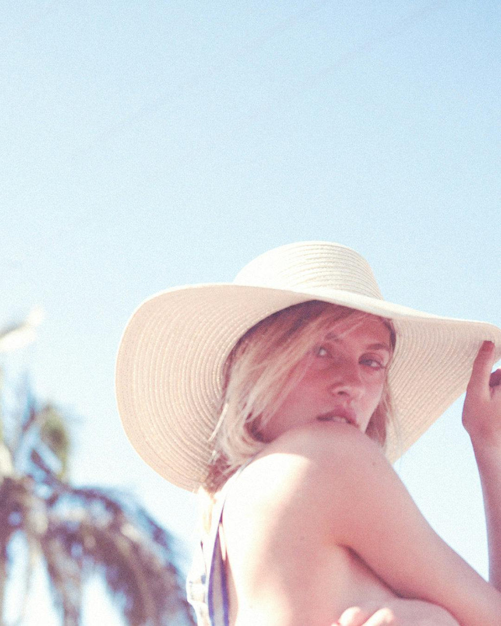 The Rolling StoneStraw Hat - Cream